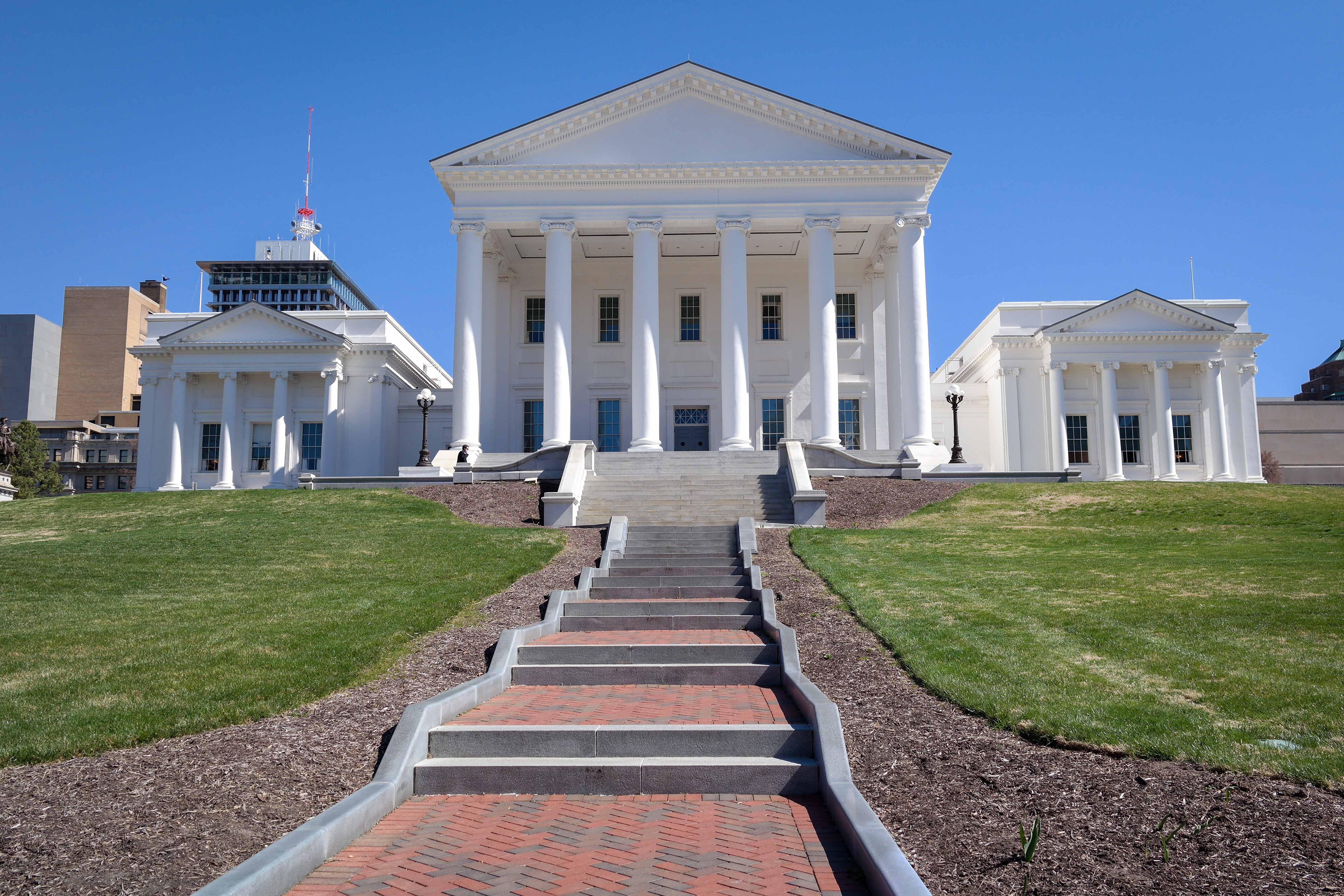 A view of the Virginia State Capitol in Richmond